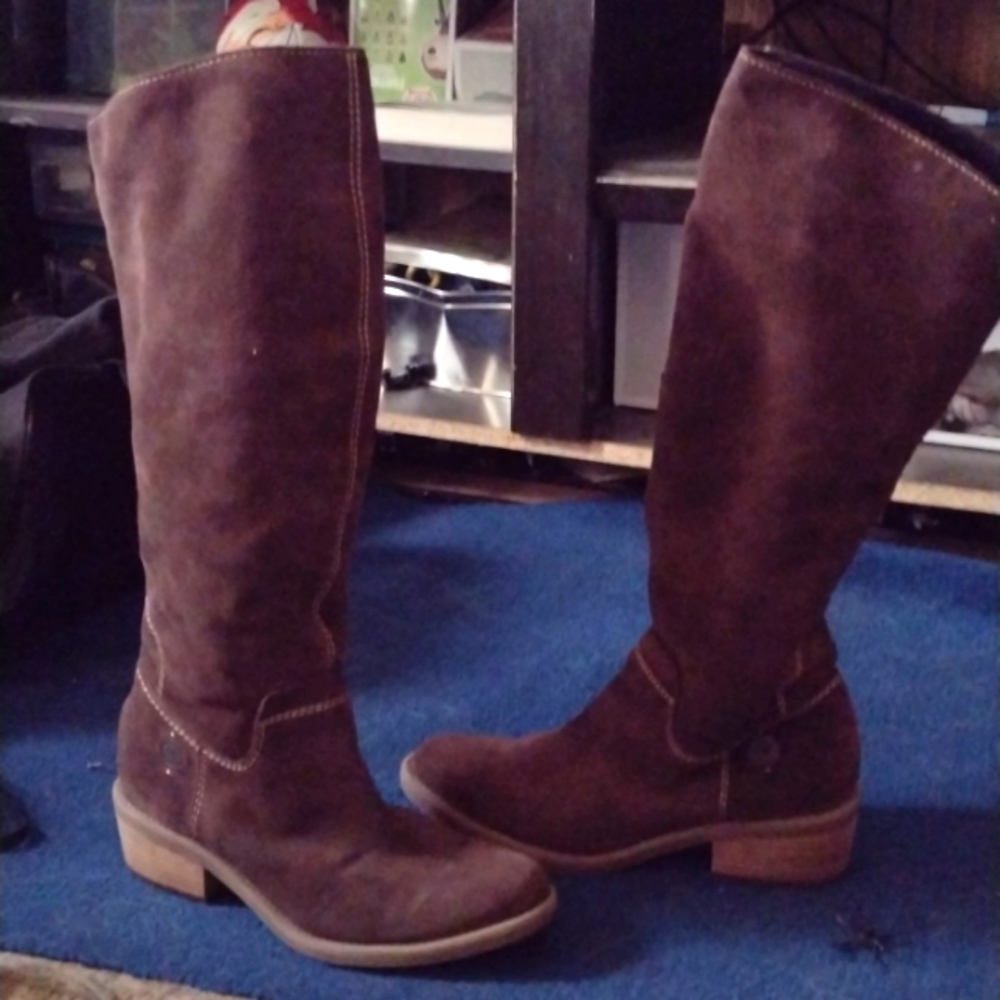 Calvin Klein tall suede boots/ make an offer